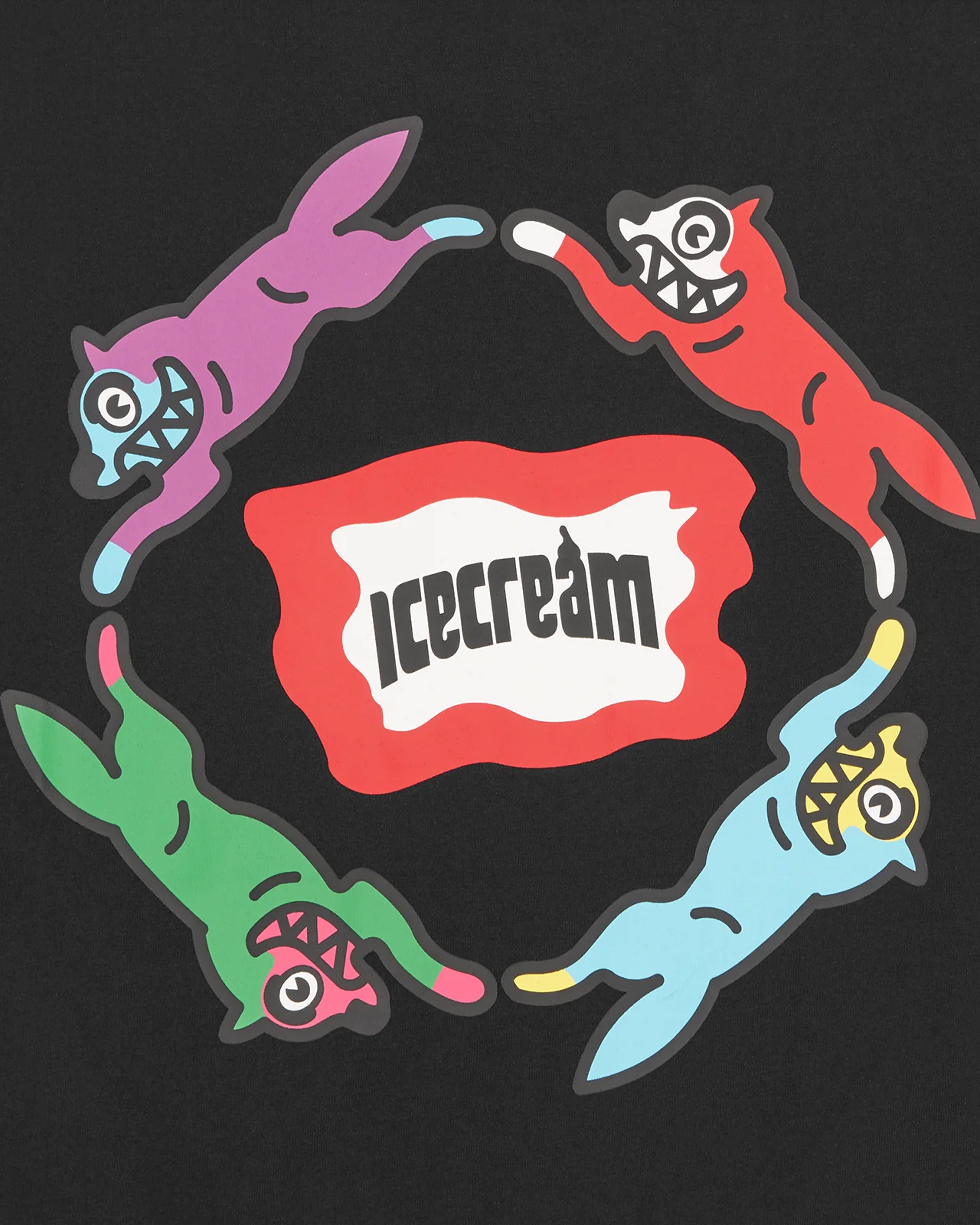 ROUNDABOUT T-SHIRT BLACK